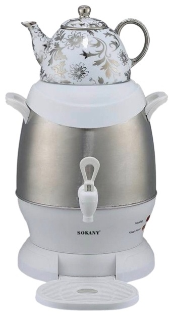 Купить Электросамовар SOKANY SK-SH-1068 белый в Алматы – Магазин на ...
