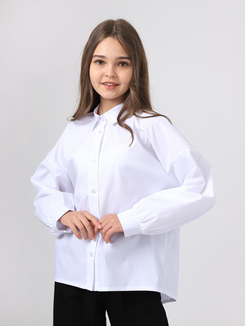 Школьная рубашка белый
