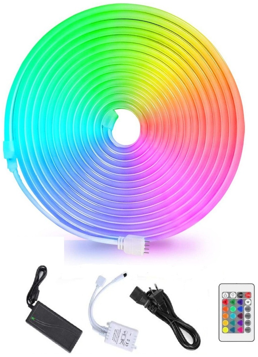 Гибкий неон LED многоцветный 5 м