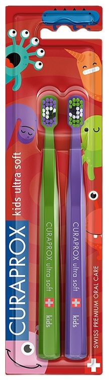CURAPROX Kids ultra soft зубная щетка мягкая 2 шт