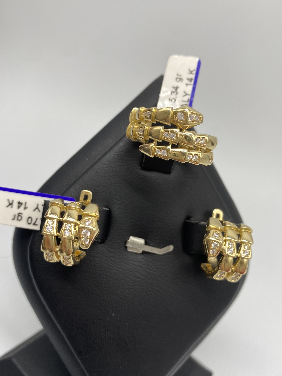 Gold Karla N-148 вес 12 г золото, фианит
