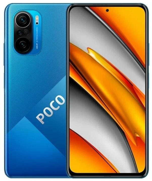 Купить Смартфон Poco F3 8 ГБ/256 ГБ синий в Алматы – Магазин на Kaspi.kz
