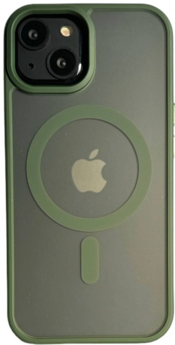 Чехол для Apple iPhone 14 темно-зеленый