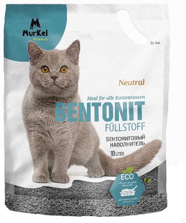 Купить Наполнитель Murkel Bentonit Neutral комкующийся 10 в Алматы ...