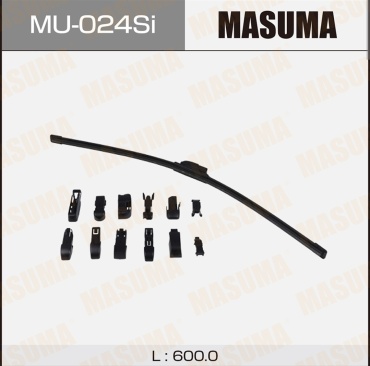 Щетка бескаркасная MASUMA MU-024SI 600 мм, 1 шт