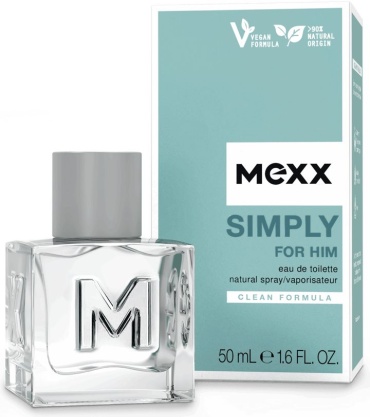 MEXX Туалетная вода мужская Mexx Simply туалетная вода EDT 50 мл, для мужчин