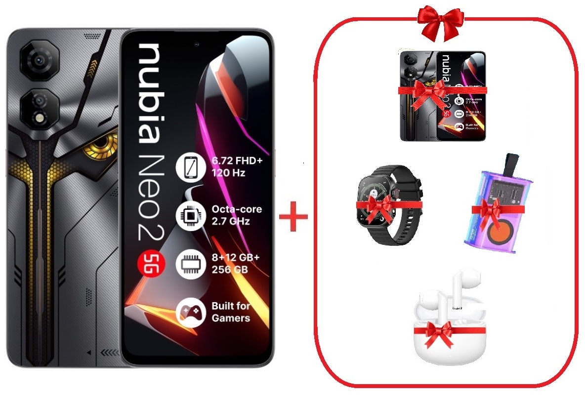 Смартфон Nubia Neo 2 5G 8 ГБ/256 ГБ серый + подарок