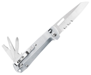 Нож Leatherman FREE K2X SILVER (8) серебристый