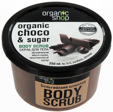 Organic Shop скраб Choco Sugar для тела 250 мл