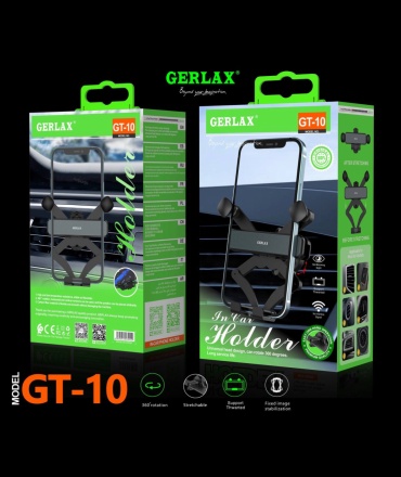 Держатель GERLAX GT10 серебристый