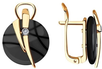 Серьги SOKOLOV EAR-SO-585-757174 вес 3.11 г золото, бриллиант