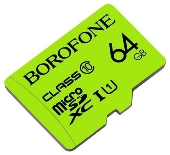 Карта памяти Borofone Micro SDXC 64Gb