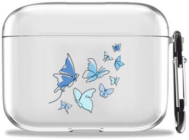 Чехол Mcover для Apple AirPods Pro 2 прозрачный