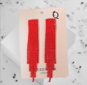 Серьги Queen fair N бижутерный сплав, стразы