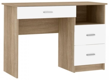 Туалетный столик Бланк NK 435841 110x43x75 см, ЛДСП, белый, коричневый