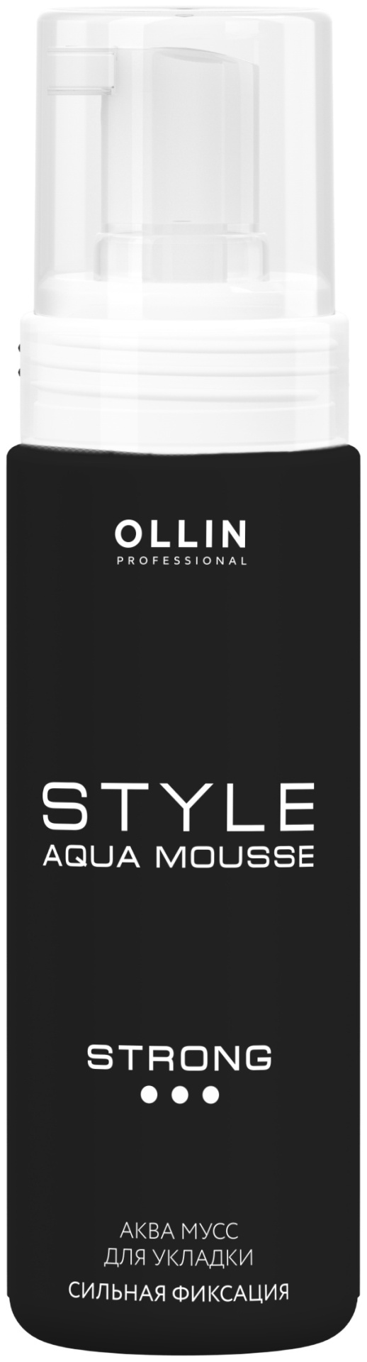 Ollin Professional Style Aqua Strong мусс сильная фиксация 150 мл
