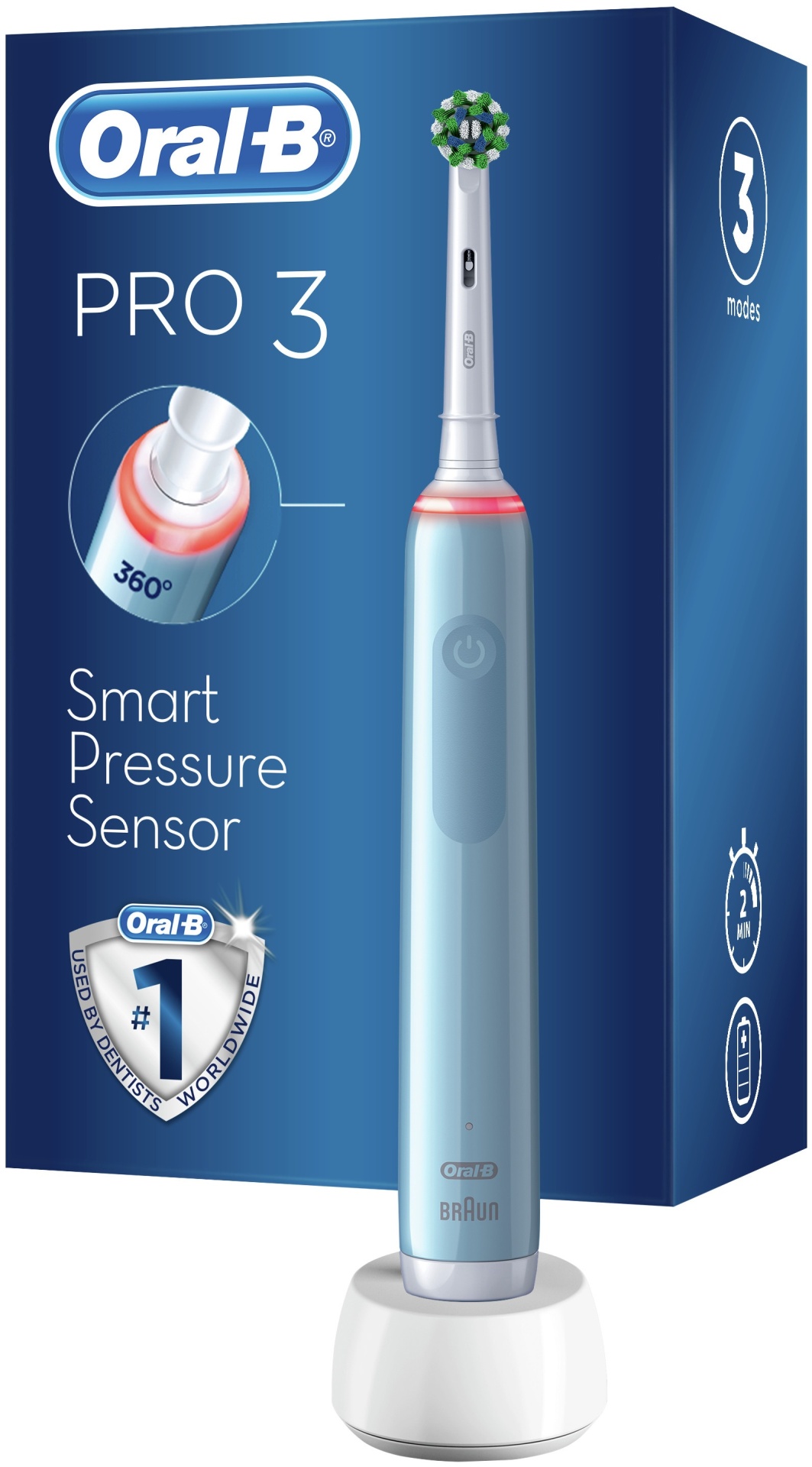 Купить Электрическая щетка Oral-B механическая Pro 3 3000 щетина ...