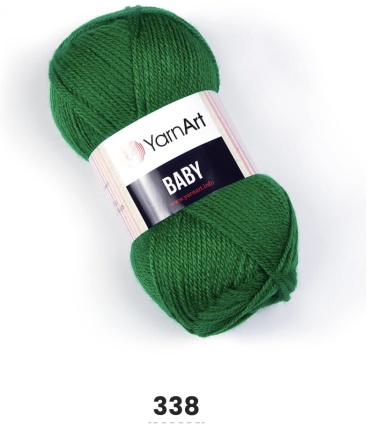 Моток YarnArt Baby зеленый 150 м 50 г