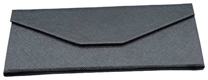 Жесткий футляр искусственная кожа, 16 x 3.5 см черный