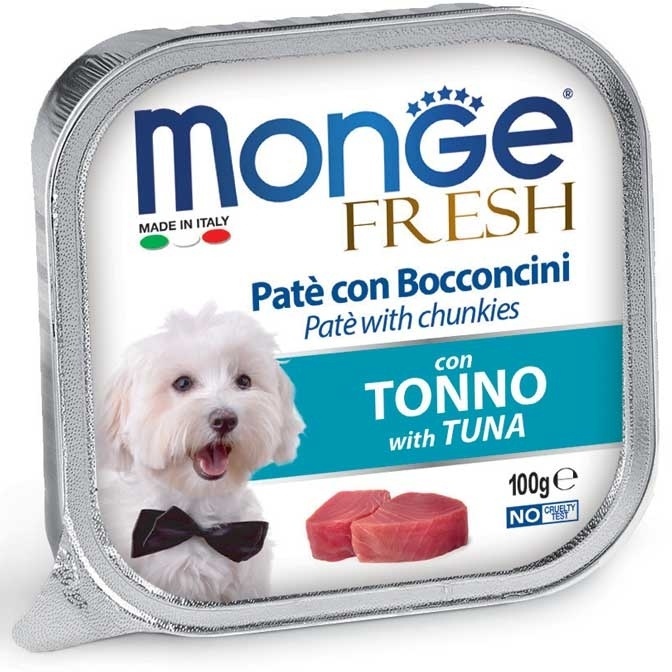 Корм Monge Fresh для взрослых собак с тунцом все породы 100 г 1 шт