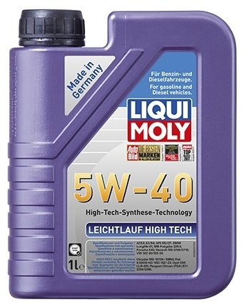 Полусинтетическое LIQUI MOLY LEICHTLAUF HIGH TECH 5W-40 1 л