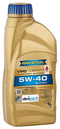 Синтетическое RAVENOL VMO 5W-40 1 л