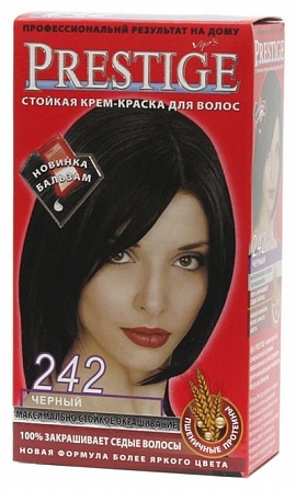 PRESTIGE Бриллиантовый блеск 242 черный крем-краска 100 мл