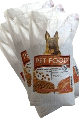 Pet Food Индейка и курица с рисом для взрослых всех пород 10 кг 5 шт