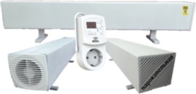 Парокапельный обогреватель НПК СТРАЖ 2кВт серый