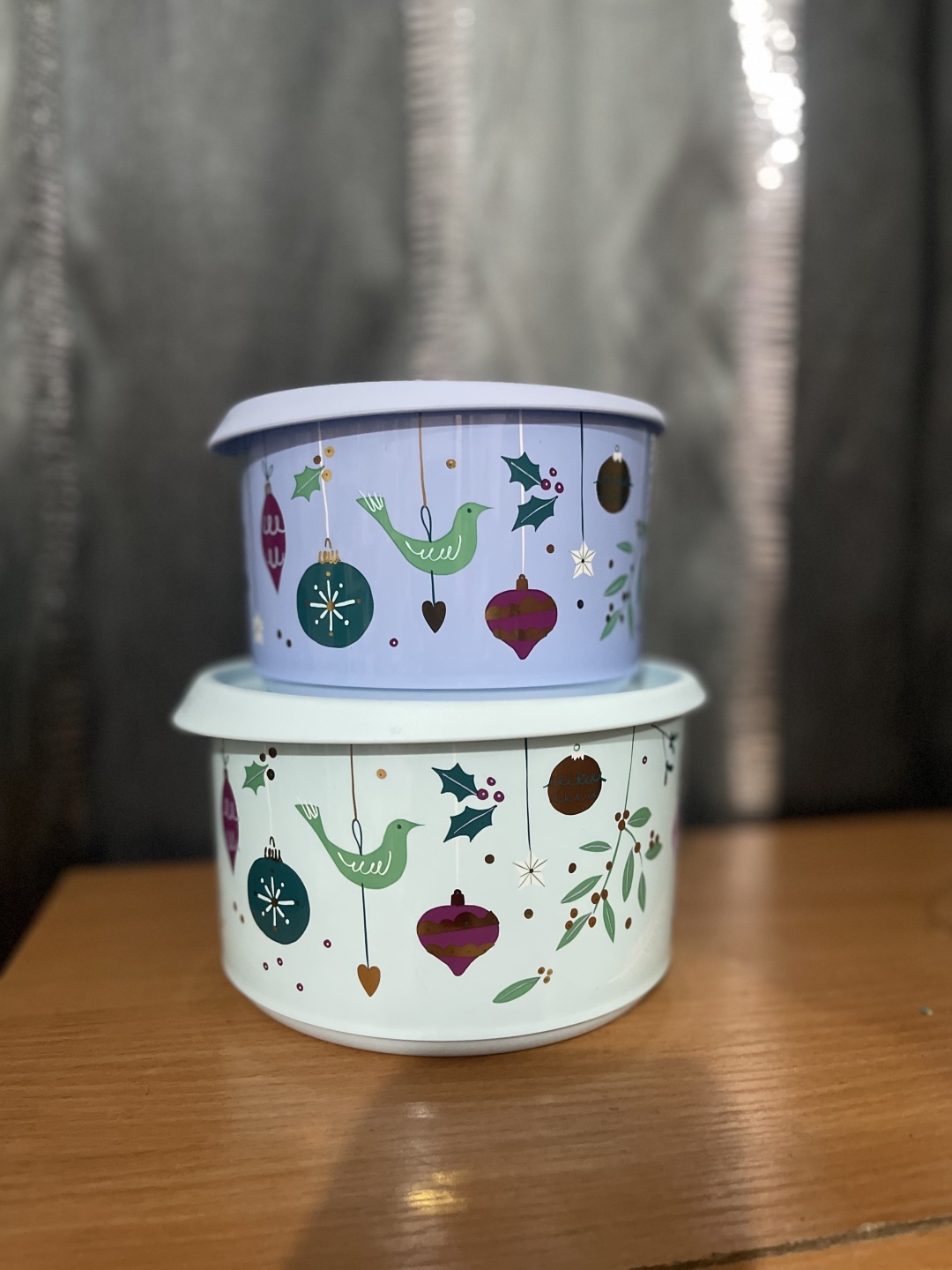 Tupperware набор контейнеров Ёлочные украшения 716838, пластик