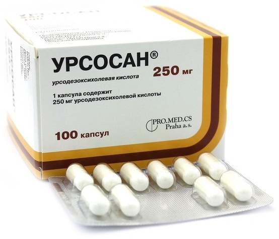 Купить Урсосан капсулы 250 мг 100 шт в Алматы – Магазин на Kaspi.kz