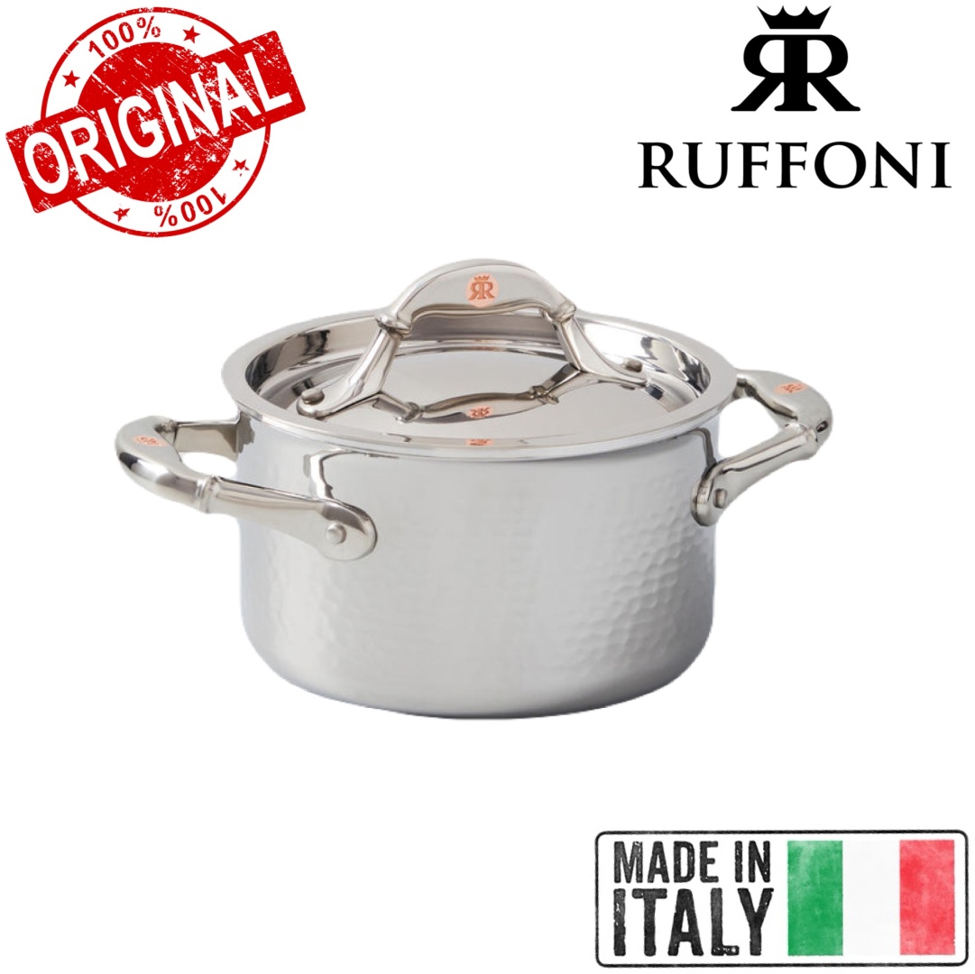 Кастрюля 1.5 л, RUFFONI Italy Handcrafted 3-Ply Symphonia Prima 16 см сталь