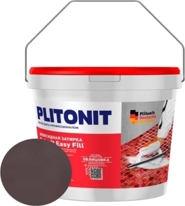 Затирка Plitonit Colorit EasyFill 2, цвет титановый