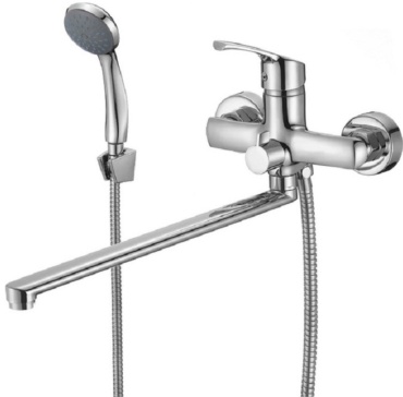 Смеситель для ванны с душем BRAVAT F6121179CP-01L BRAVAT REAL, однозахватный
