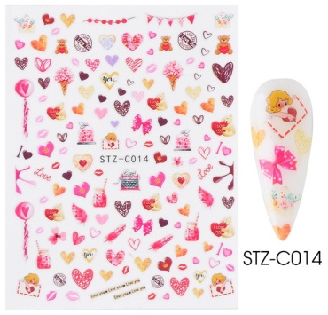 Misscheering Наклейки для дизайна Love STZ-C014