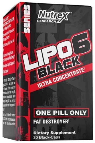 Nutrex Lipo 6 Black Ultra Concentrate 30 капсул