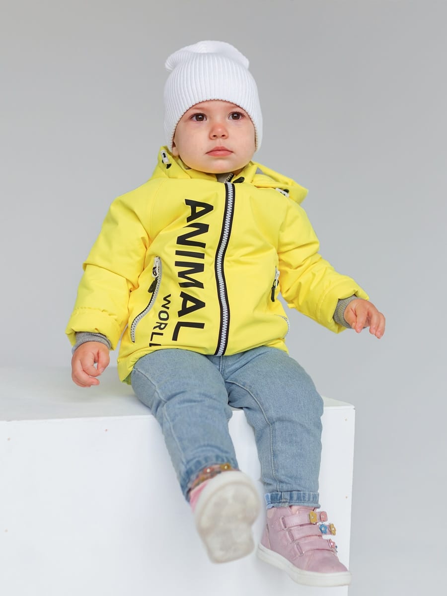 Демисезонная куртка Uki kids желтый