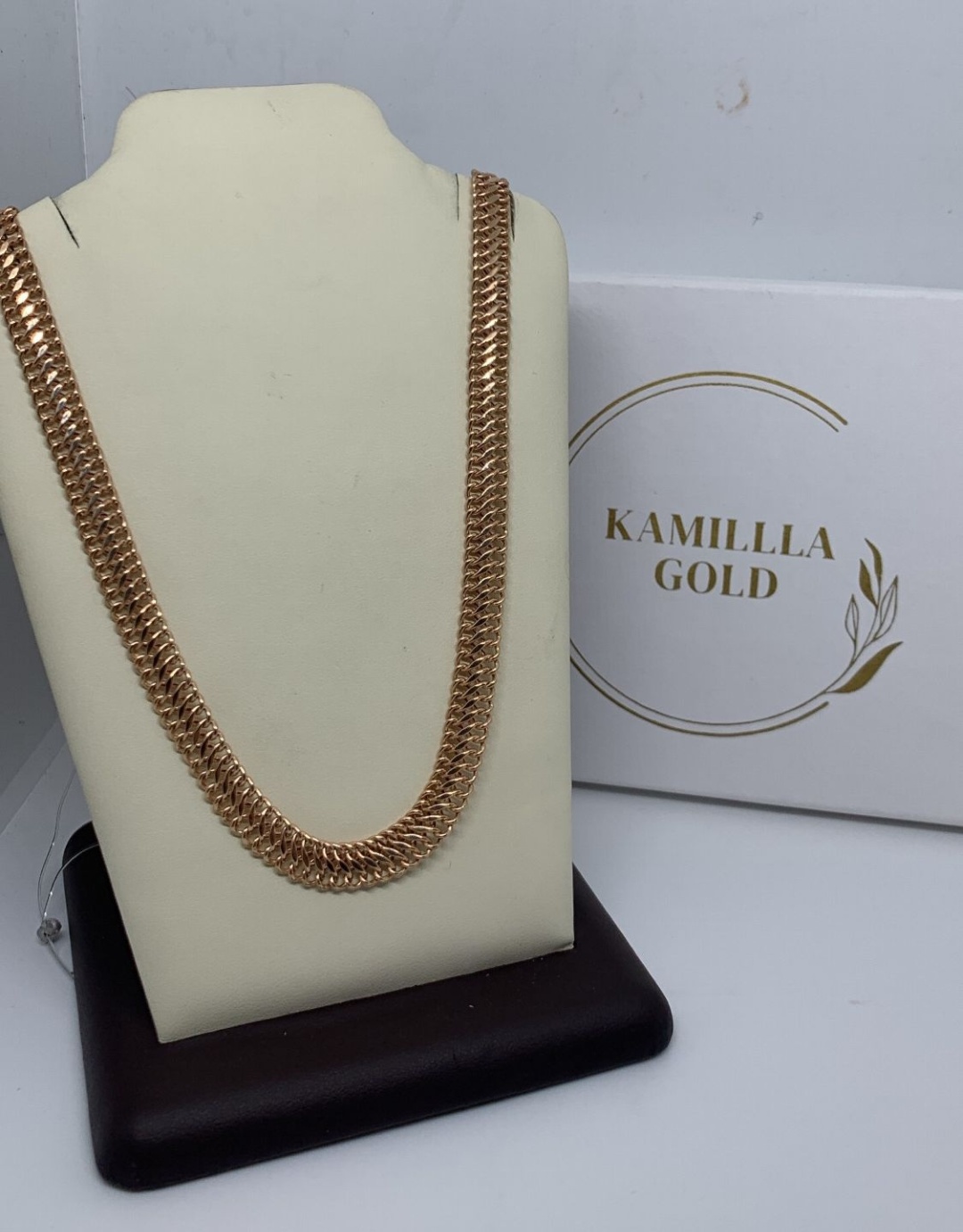 KAMILLLA GOLD KG-XW2J0Q24MET4349 длина 60 см, вес 12.41 г золото, плетение фантазийное
