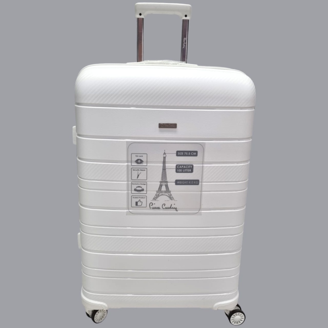Чемодан Pierre Cardin PC86318W4-28W поликарбонат 100 л белый
