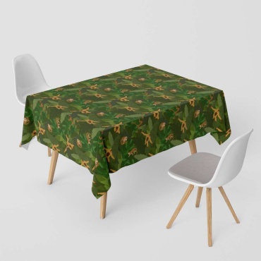 Скатерть Shabu 180x140 см, полиэстер, милано, 1 шт