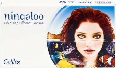 Контактные линзы Gelflex Ningaloo Black agate двухтоновые -1.50 кривизна 8.6 на месяц 2 шт