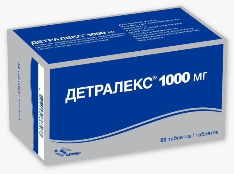 ДЕТРАЛЕКС 1000мг N60 таб п.п.о.