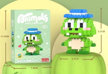 Конструктор Bricks Animals-krocodil W1502-08, деталей 141 шт