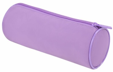 Пенал-тубус Brauberg Soft Touch, застежка молния, фиолетовый