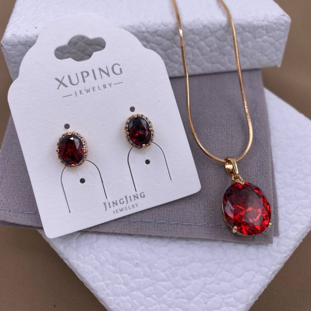 Xuping Jewelry медицинское золото, гранат
