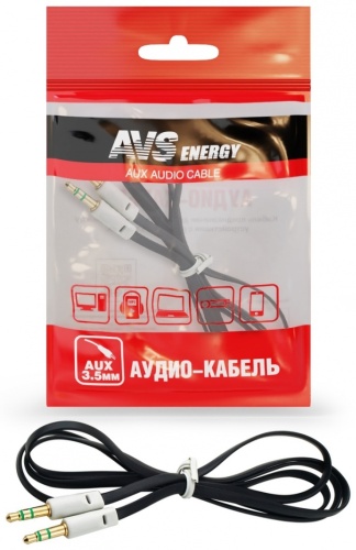 Кабель AVS 3.5 mm jack - 3.5 mm jack 1 м