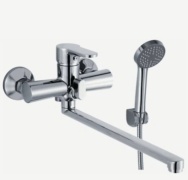 Смеситель для ванны KOLAG 295, нержавеющая сталь, цвет хром