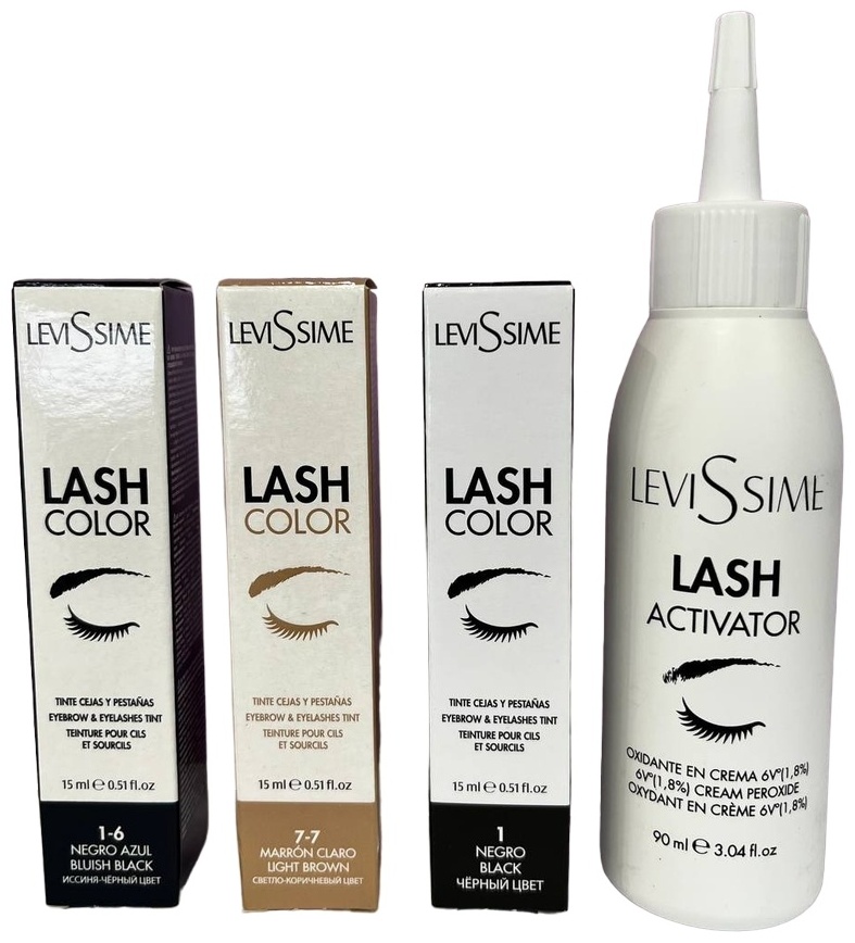 LEVISSIME Lash Color Activator 1.8% краска, оксид для краски 1,7-7,1-6 3х15 мл