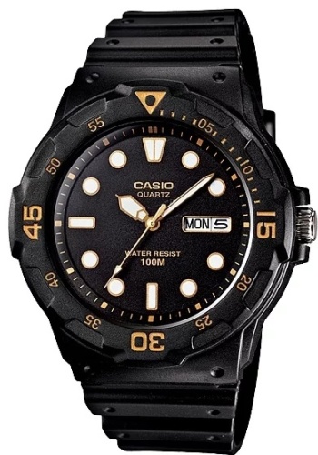 Кварцевые CASIO MRW-200H-1E пластик