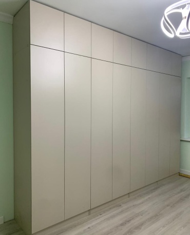 Распашной шкаф Scandi Lagom, 320x250х55 см, серый
